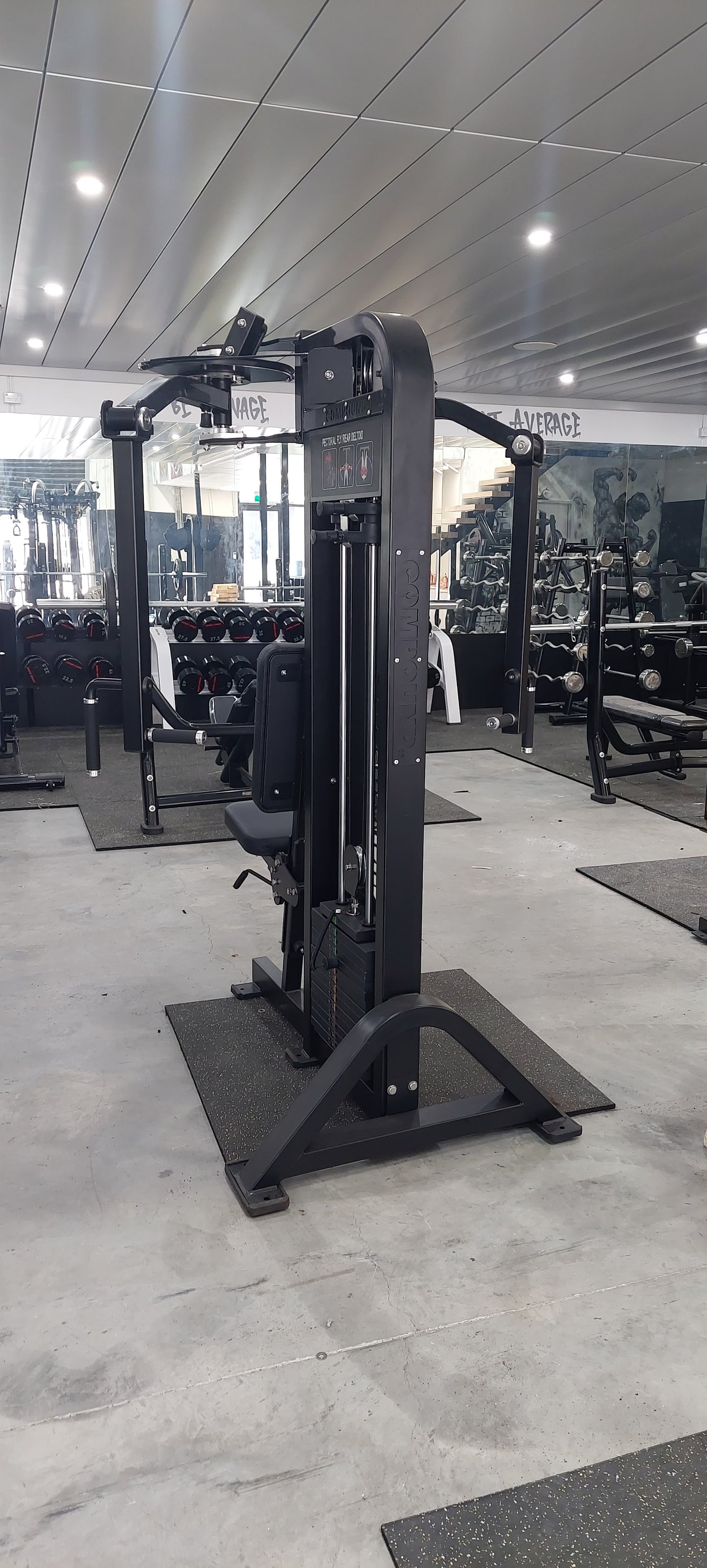 Pro-Line Pec Dec Rear Delt Pin Loaded Gym Machine