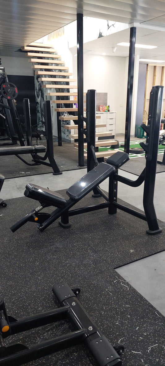 Pro Line Full Commercial Olympic Incline Bench Press.