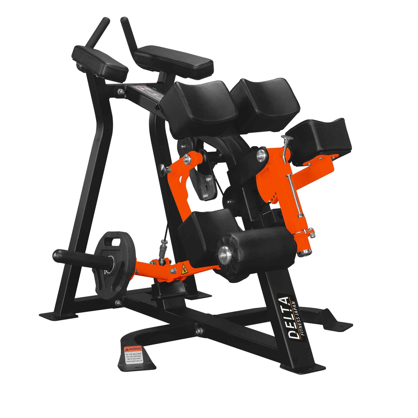 Delta Series Single Leg Curl Plate Loaded Machine.