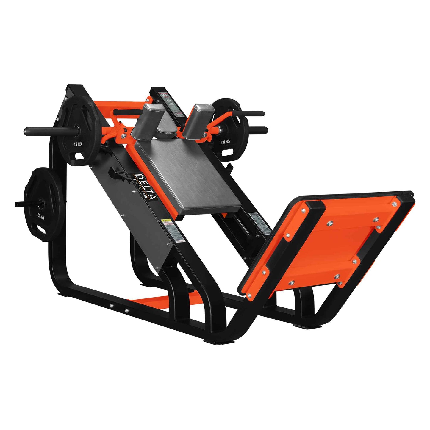 Delta Series Hack Squat Linear Bearing Plate Loaded Machine