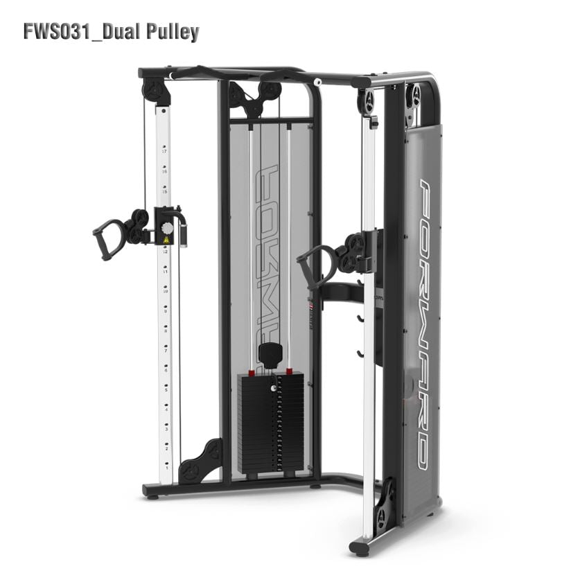 FWS-031 FORWARD DUEL PULLEY FUNCTIONAL TRAINER.