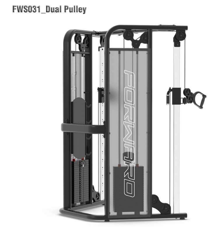 FWS-031 FORWARD DUEL PULLEY FUNCTIONAL TRAINER.