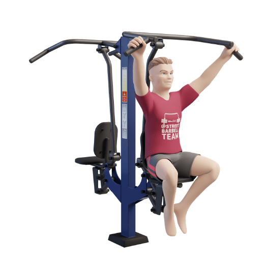 STREETBARBELL OUTDOOR PARK GYM MB 7.26 Lat Pulldown