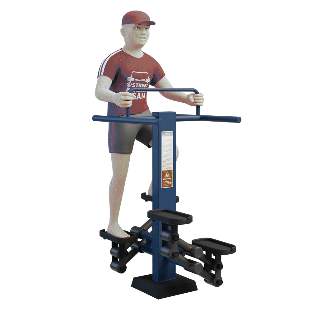 STREETBARBELL OUTDOOR PLAYGROUND KIDS GYM MB 7.08.1 Stepper For Kids