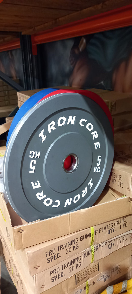 Colour Olympic Bumper Weight Plate 5kg
