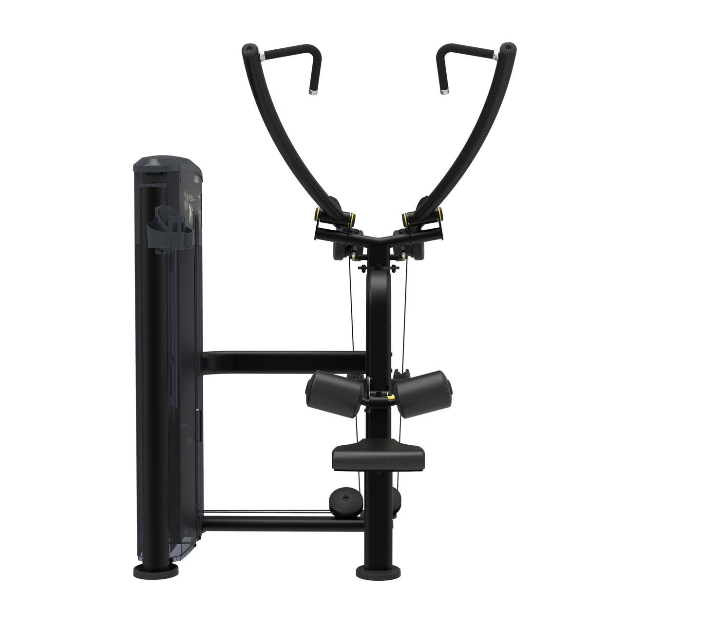 IT9521 IMPULSE LAT PULLDOWN BLACK SERIES 200LB WEIGHT STACK