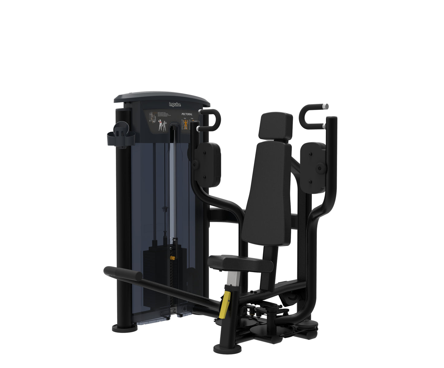 IT9504 IMPULSE PECTORIAL BLACK SERIES 200LB WEIGHT STACK