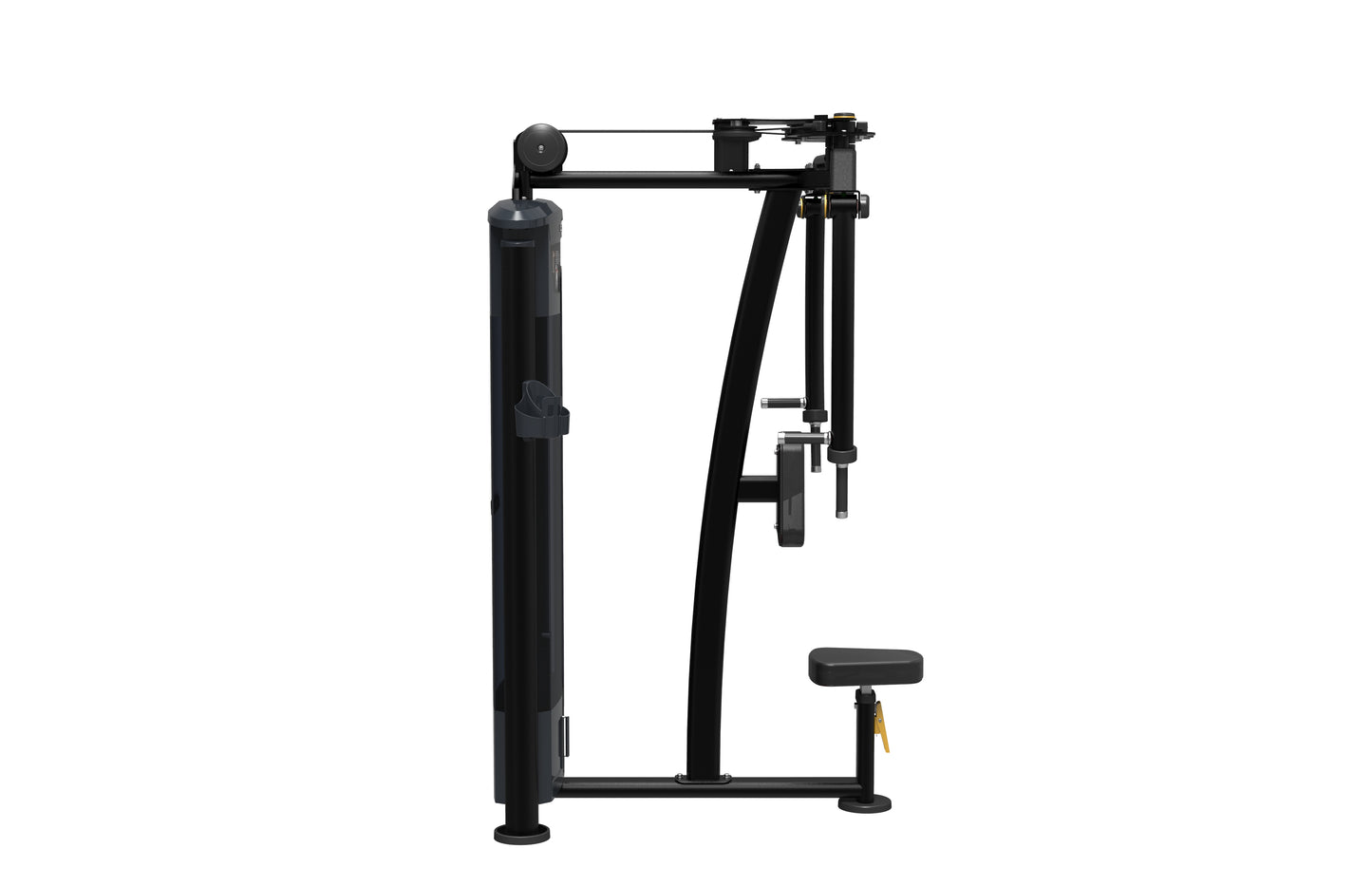 IT9515 IMPULSE PEC FLY/REAR DELT BLACK SERIES 200LB WEIGHT STACK.