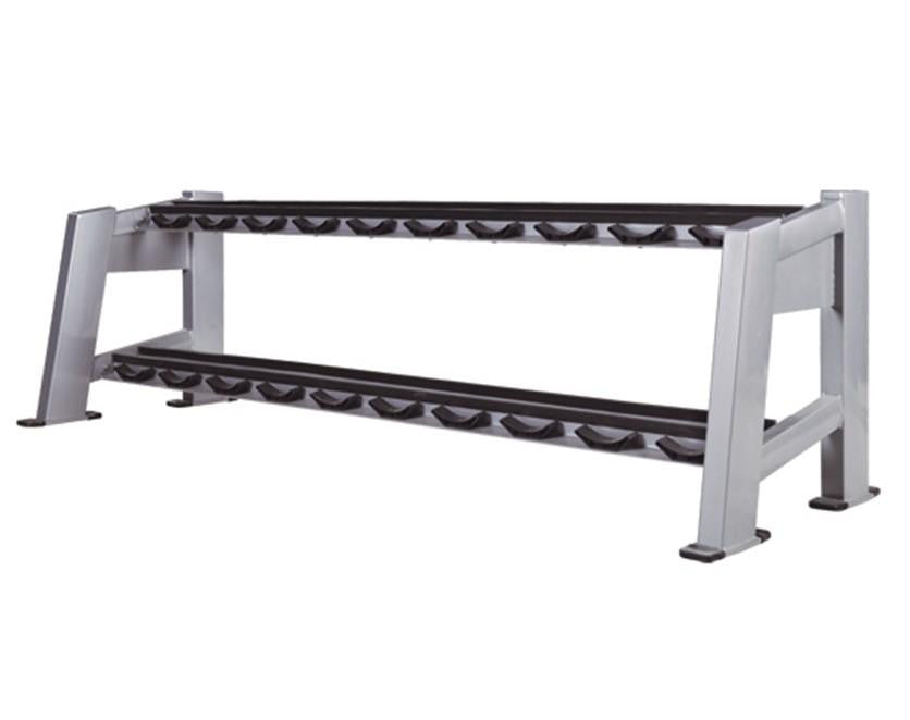 IC-P5037 Commercial 2 Tier Dumbbell Rack Heavy Duty Gym Fitness
