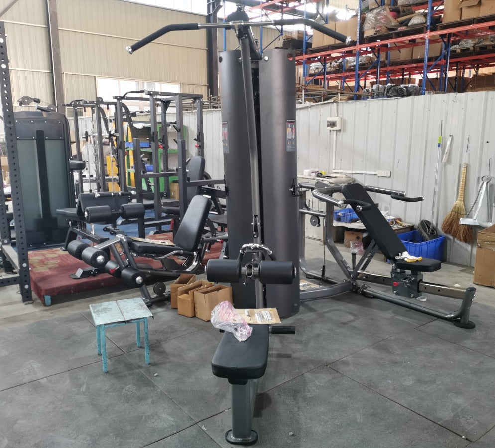 LIFE TREK DUAL SERIES 4 STACK MULTI GYM PIN LOADED GYM MACHINE