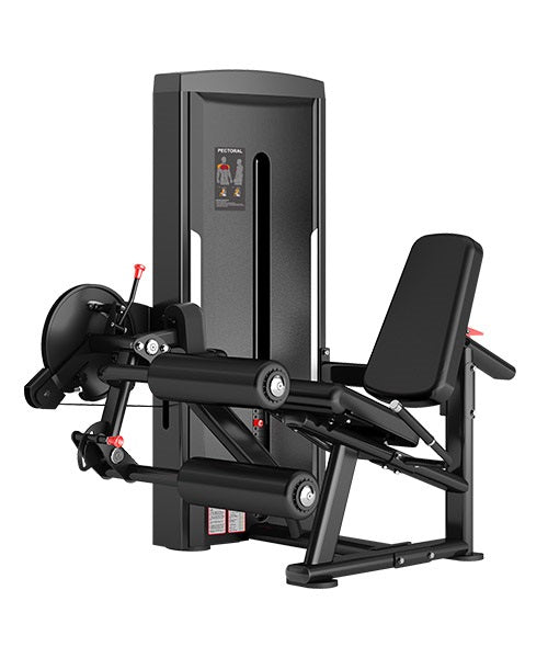 DUAL LEG EXTENSION/ LEG CURL SEATED COMMERCIAL PIN LOADED 100KG