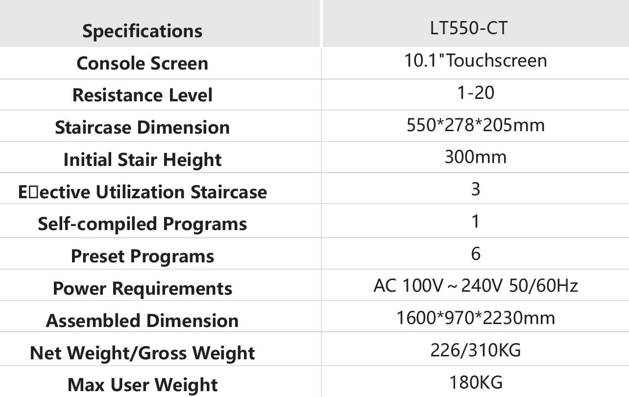 LIFE TREK STAIR CLIMBER 12" TV TFT TOUCH SCREEN FULL COMMERCIAL