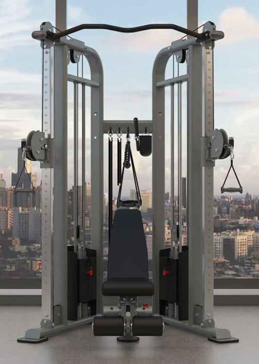 LIFE TREK DUAL SERIES FUNCTIONAL TRAINER PIN LOADED GYM MACHINE