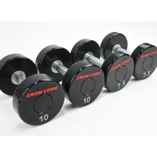 Premium PU Prostyle Dumbbells Polyurethane 5kg Pair.