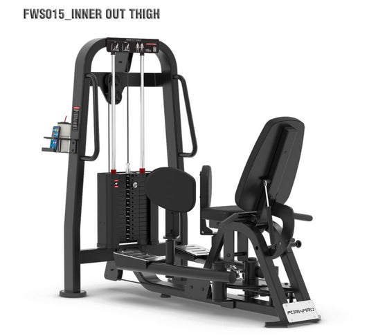 DUAL INNER OUTER ABDUCTOR/ADDUCTOR THIGH  FWS-013 PIN LOADED.
