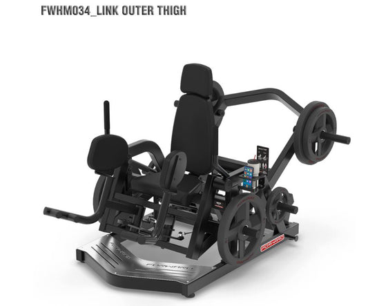 ABDUCTOR OUTER THIGH FWHM034 PLATE LOADED