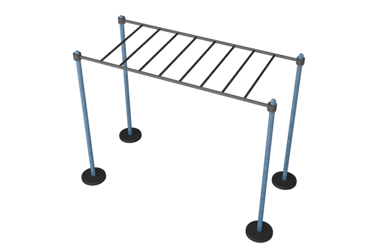 OUTDOOR PARK GYM EQUIPMENT STREETBARBELL MB 7.60/13 Horizontal Ladder Monkey Bars
