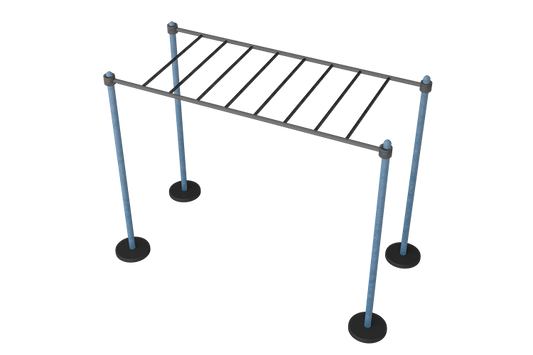 OUTDOOR PARK GYM EQUIPMENT STREETBARBELL MB 7.60/13 Horizontal Ladder Monkey Bars