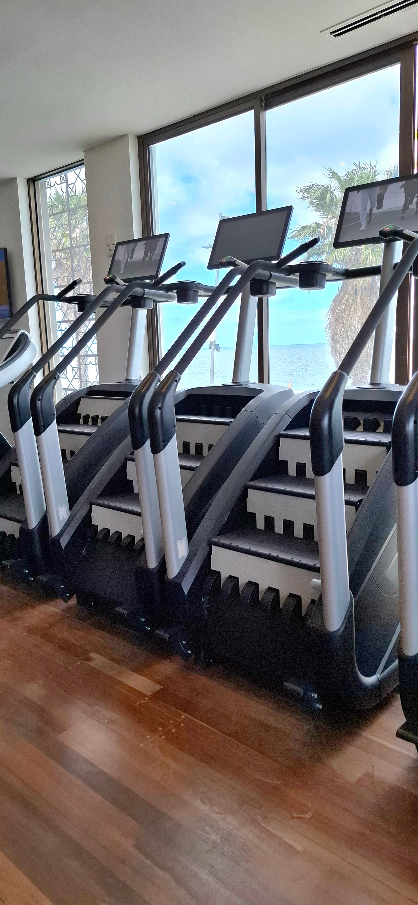 LIFE TREK STAIR CLIMBER 12" TV TFT TOUCH SCREEN FULL COMMERCIAL