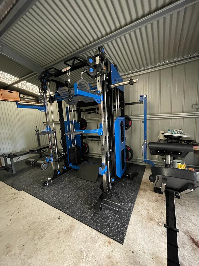 The Behemoth - Ultimate Cross Functional Trainer & Smith Machine with HUGE 2 x 100kg Weight Stacks