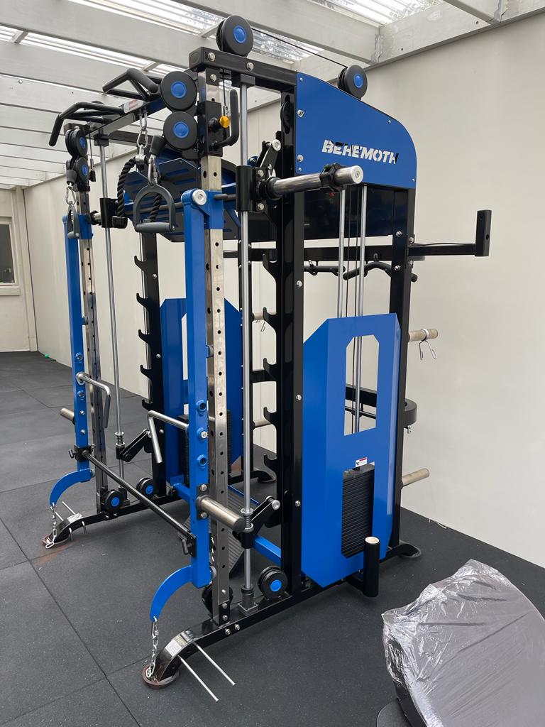 The Behemoth - Ultimate Cross Functional Trainer & Smith Machine with HUGE 2 x 100kg Weight Stacks