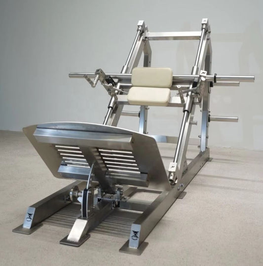 IRONLUXE LUMBER SUPPORT HIP SLED PLATE LOADED