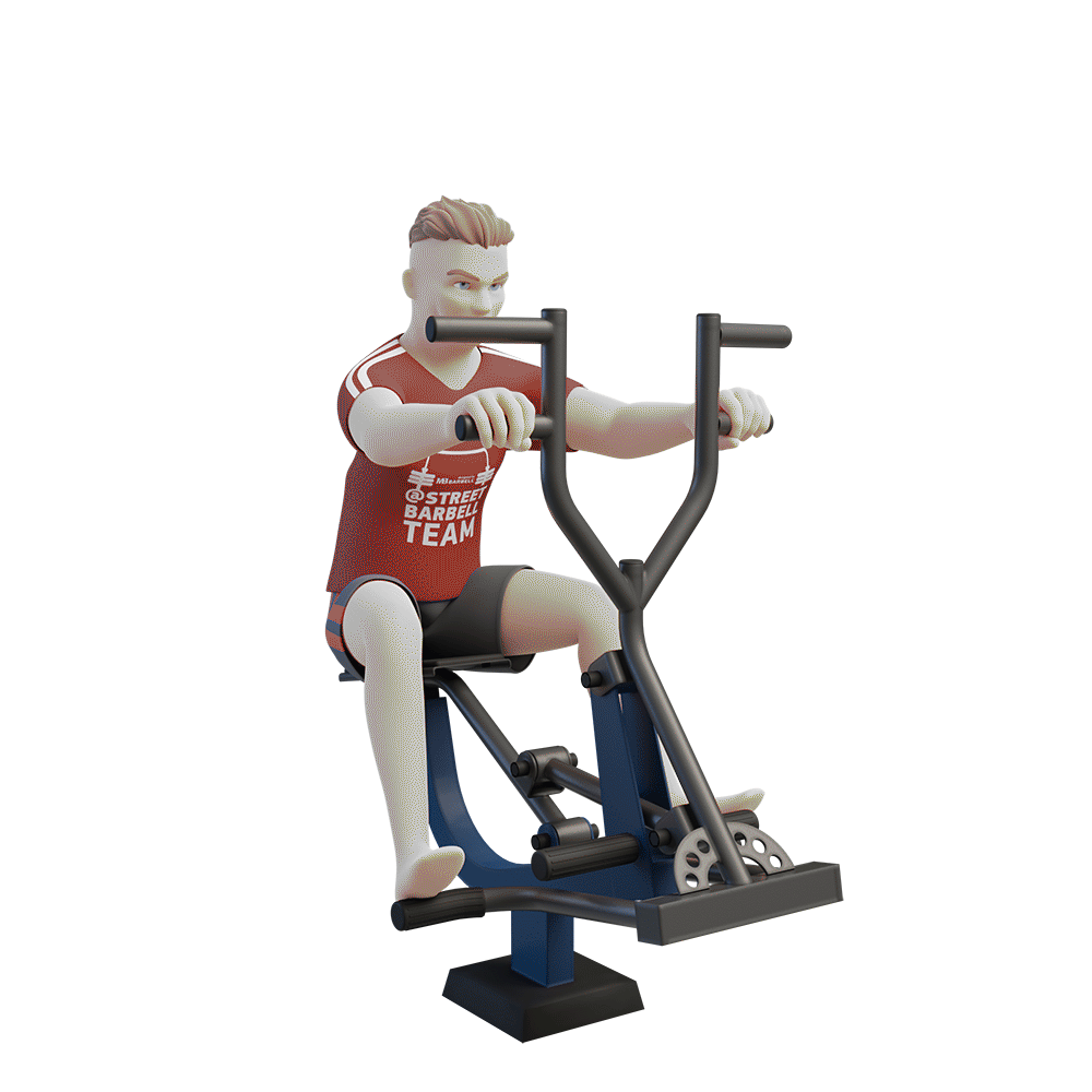 STREETBARBELL OUTDOOR PARK GYM MB 7.04 Rider Back Row