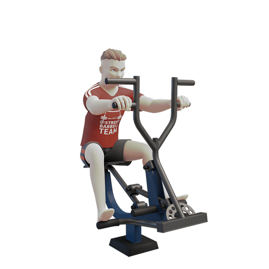 STREETBARBELL OUTDOOR PARK GYM MB 7.04 Rider Back Row
