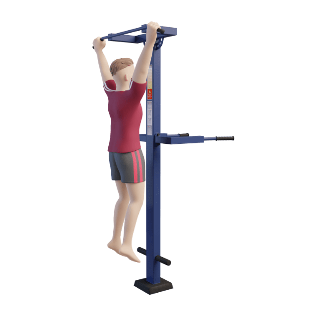 STREETBARBELL OUTDOOR PARK GYM MB 7.05 Combined Exerciser Pull Up/Dip Station