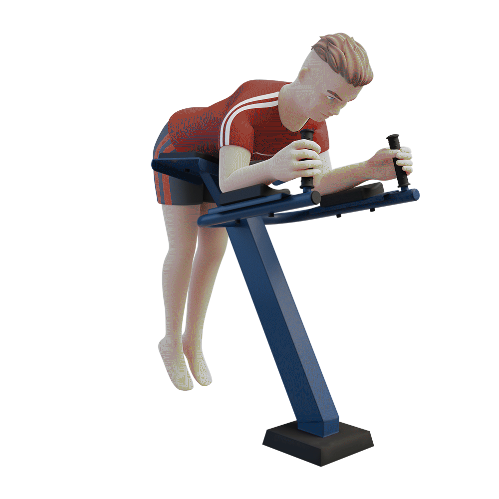 STREETBARBELL OUTDOOR PARK GYM MB 7.14 Inverse Hyperextension