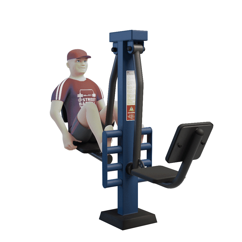 STREETBARBELL OUTDOOR PLAYGROUND KIDS GYM MB 7.06.1 Leg Press For Kids