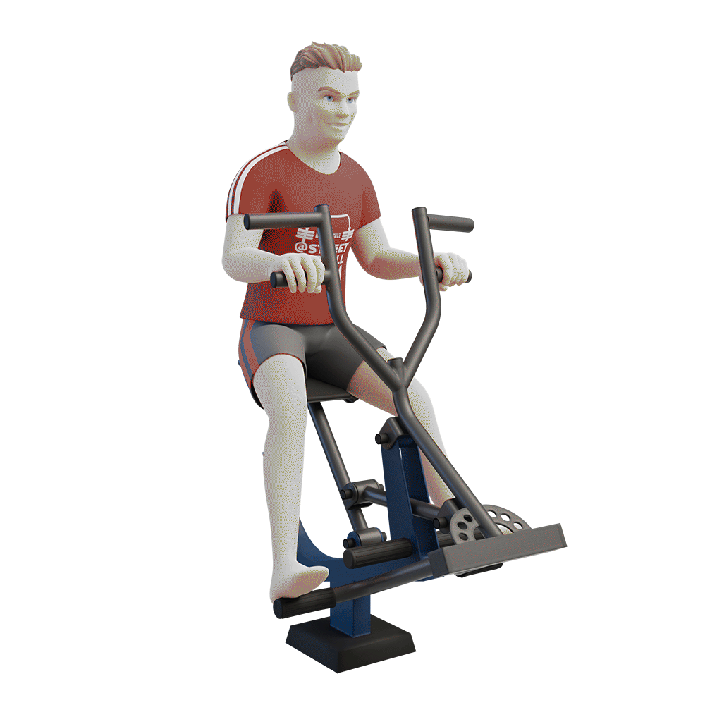STREETBARBELL OUTDOOR PARK GYM MB 7.04 Rider Back Row