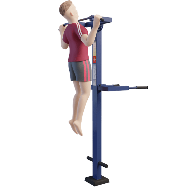 STREETBARBELL OUTDOOR PARK GYM MB 7.05 Combined Exerciser Pull Up/Dip Station