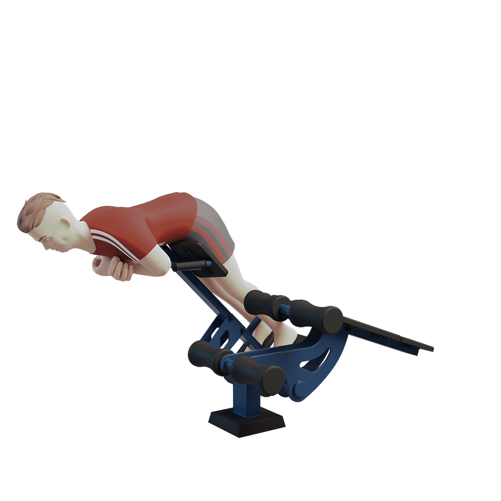 STREETBARBELL OUTDOOR PARK GYM MB 7.13 Sit Up Bench Hyperextension