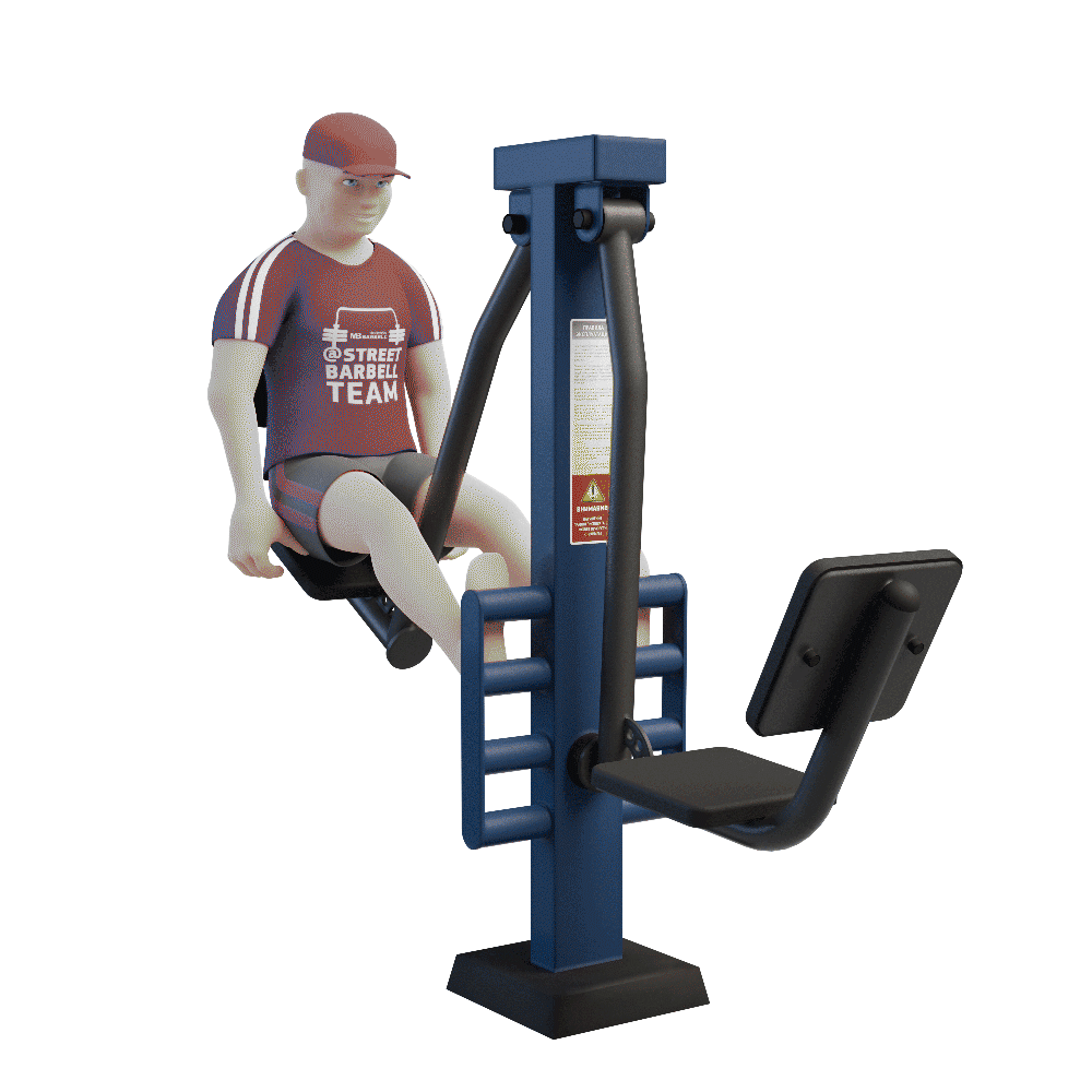 STREETBARBELL OUTDOOR PLAYGROUND KIDS GYM MB 7.06.1 Leg Press For Kids