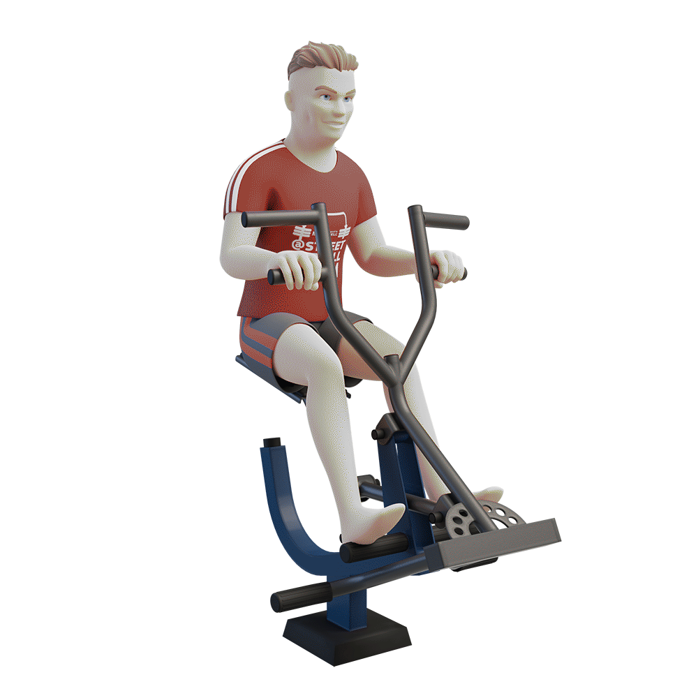 STREETBARBELL OUTDOOR PARK GYM MB 7.04 Rider Back Row