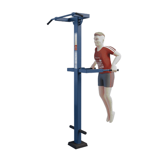 STREETBARBELL OUTDOOR PARK GYM MB 7.05 Combined Exerciser Pull Up/Dip Station