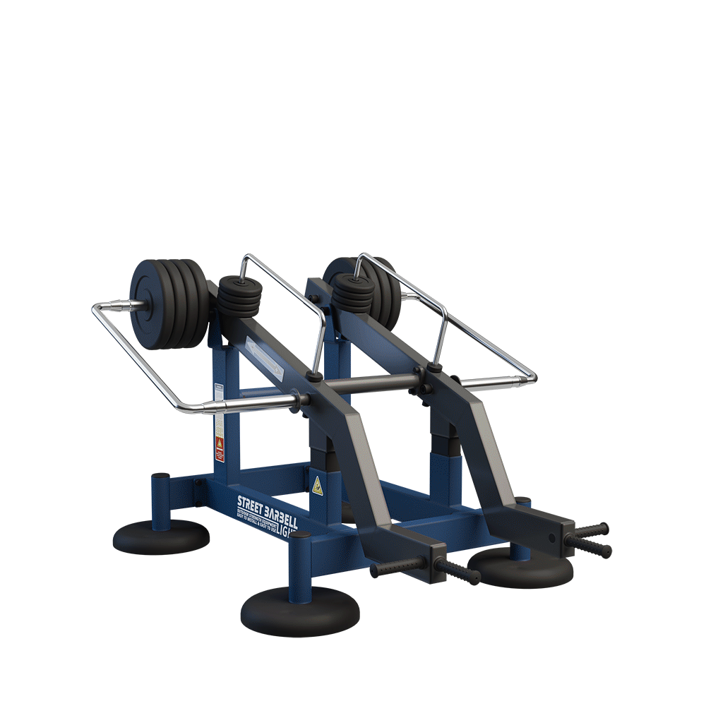OUTDOOR FITNESS EQUIPMENT STREETBARBELL COMBO DEADLIFT