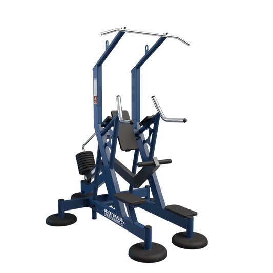 OUTDOOR FITNESS EQUIPMENT STREETBARBELL ASSISTED CHIN & DIP