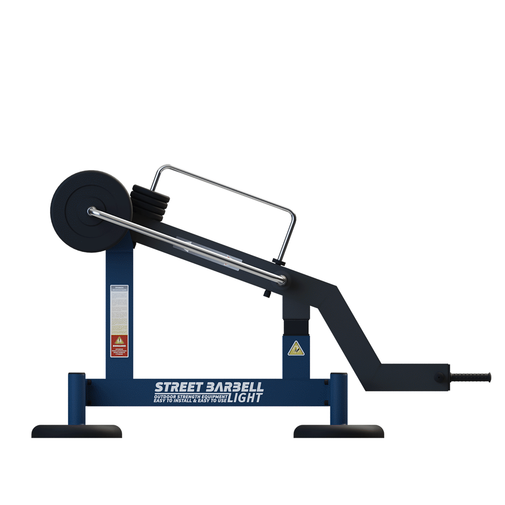 OUTDOOR FITNESS EQUIPMENT STREETBARBELL COMBO DEADLIFT