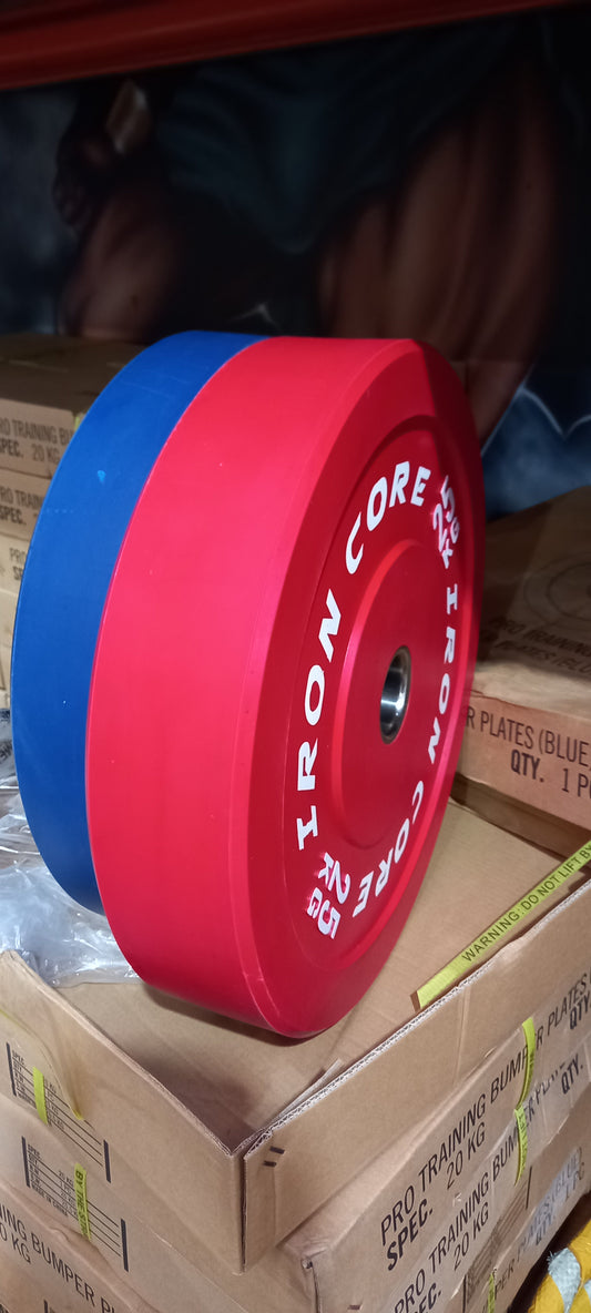 Colour Olympic Bumper Weight Plate 25kg