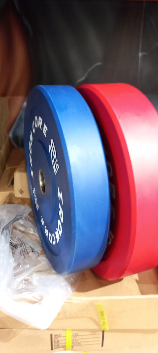 Colour Olympic Bumper Weight Plate 20kg