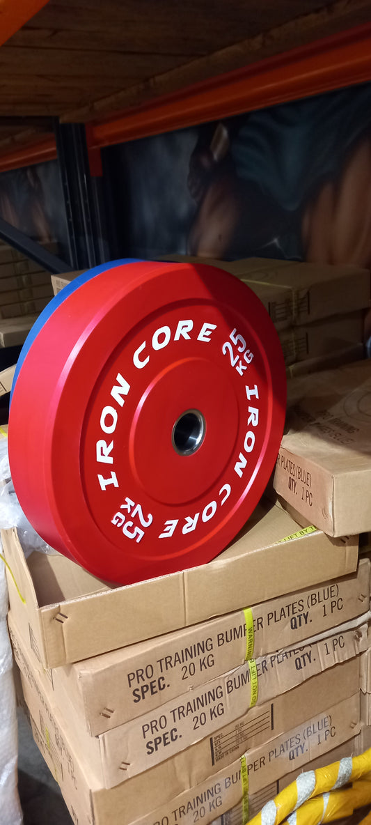 Colour Olympic Bumper Weight Plate 25kg