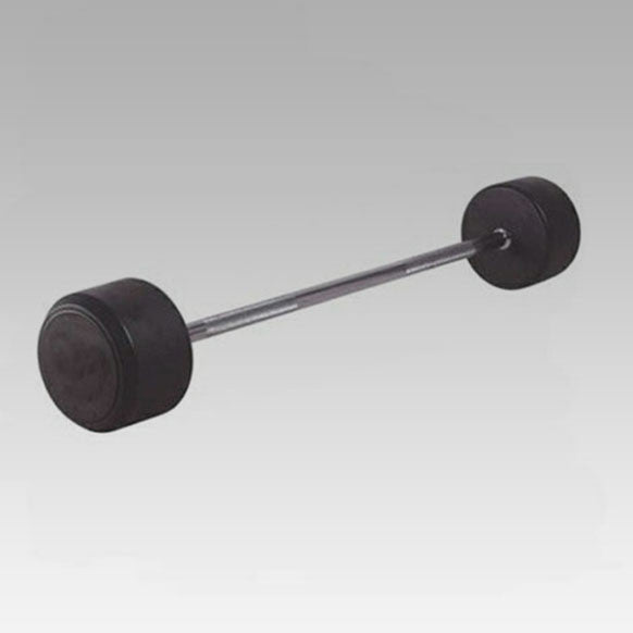 Fixed Straight Rubber Barbell Set 10kg-55kg