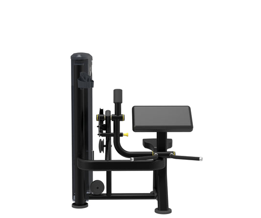 IT9503 IMPULSE ARM CURL BLACK SERIES 200LB WEIGHT STACK