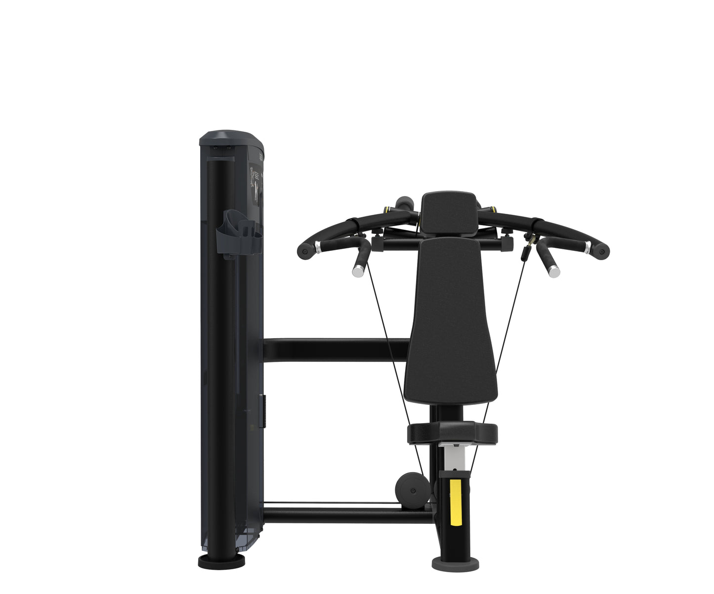 IT9512 IMPULSE SHOULDER PRESS BLACK SERIES 200LB WEIGHT STACK.