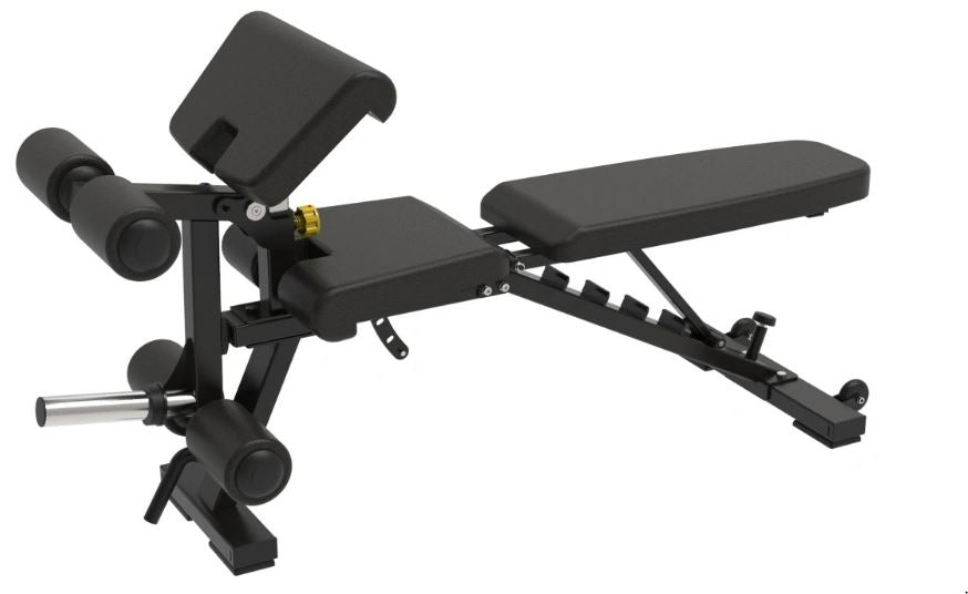 IC-2014 Adjustable FID Bench with Leg Extension & Preacher Curl
