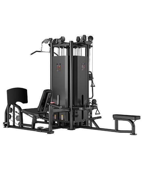 4 STATION GYM COMMERCIAL 4 X 100KG WEIGHT STACKS