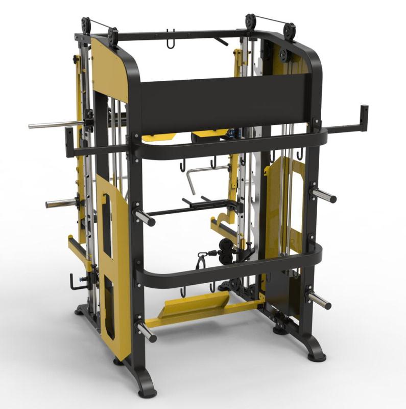 The Behemoth - Ultimate Cross Functional Trainer & Smith Machine with HUGE 2 x 100kg Weight Stacks